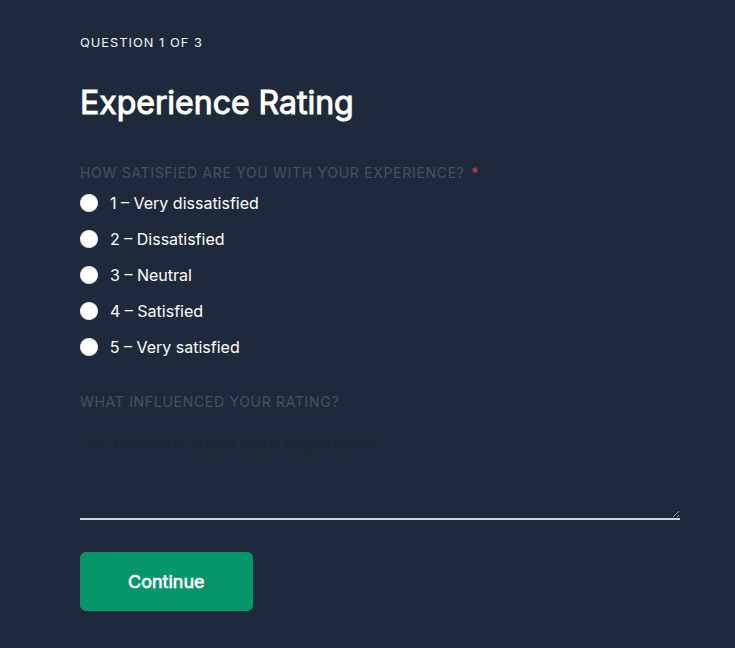 Focus Mode survey theme