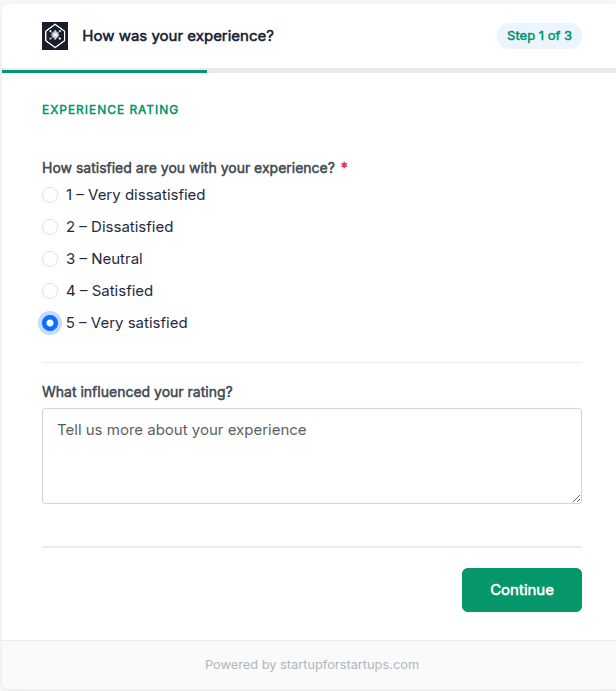 Structured survey theme